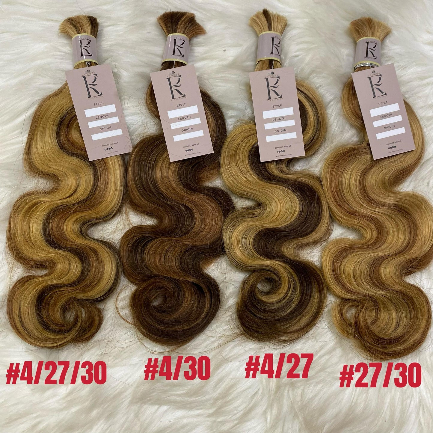 Mixed Color Brazillian Body Wave